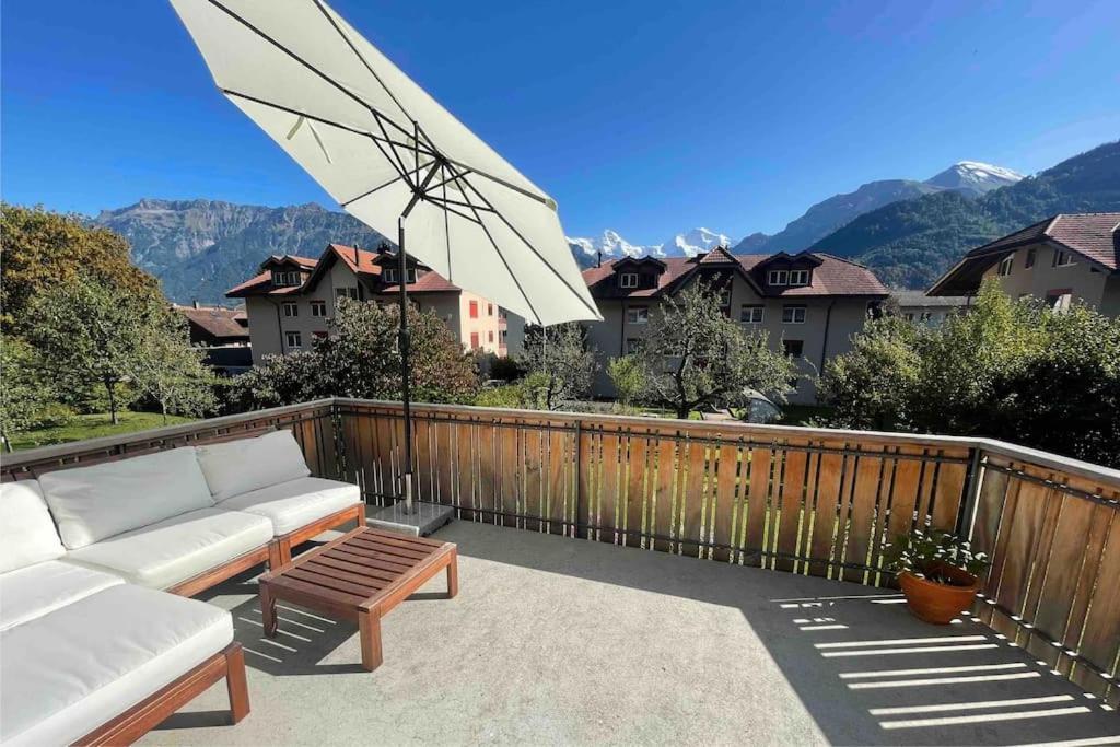 -The Urbanist- Mountainview Parking Garden 3Bd Villa Unterseen Exterior foto